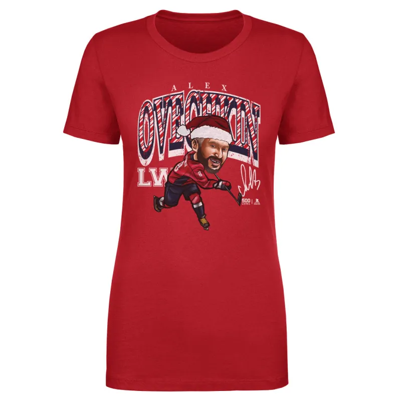 Alex Ovechkin Washington Cartoon Santa Hat WHT sold by 500 Level