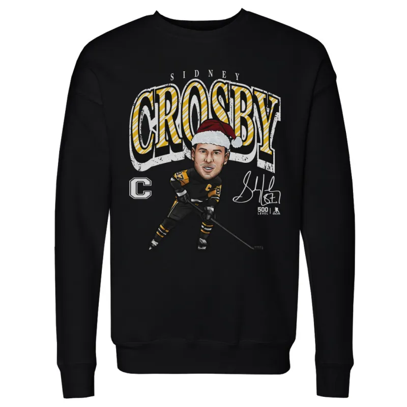 Sidney Crosby Pittsburgh Cartoon Santa Hat WHT sold by 500 Level