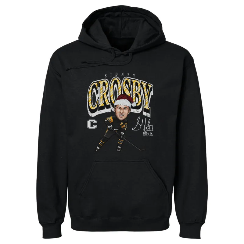 Sidney Crosby Pittsburgh Cartoon Santa Hat WHT sold by 500 Level