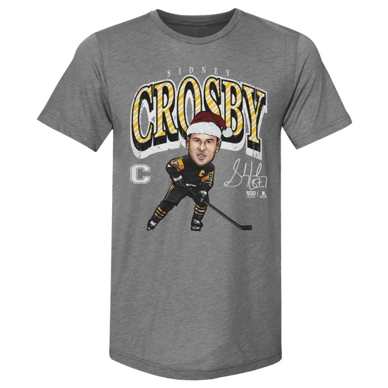 Sidney Crosby Pittsburgh Cartoon Santa Hat WHT sold by 500 Level