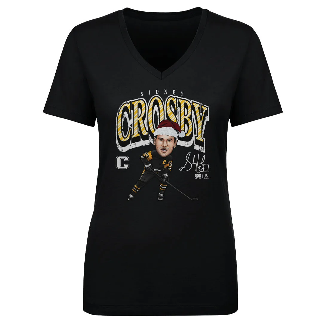 Sidney Crosby Pittsburgh Cartoon Santa Hat WHT sold by 500 Level