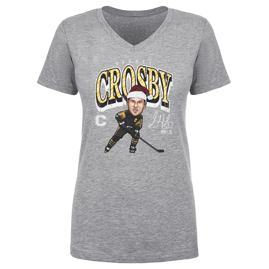 Sidney Crosby Pittsburgh Cartoon Santa Hat WHT sold by 500 Level product image thumbnail 2