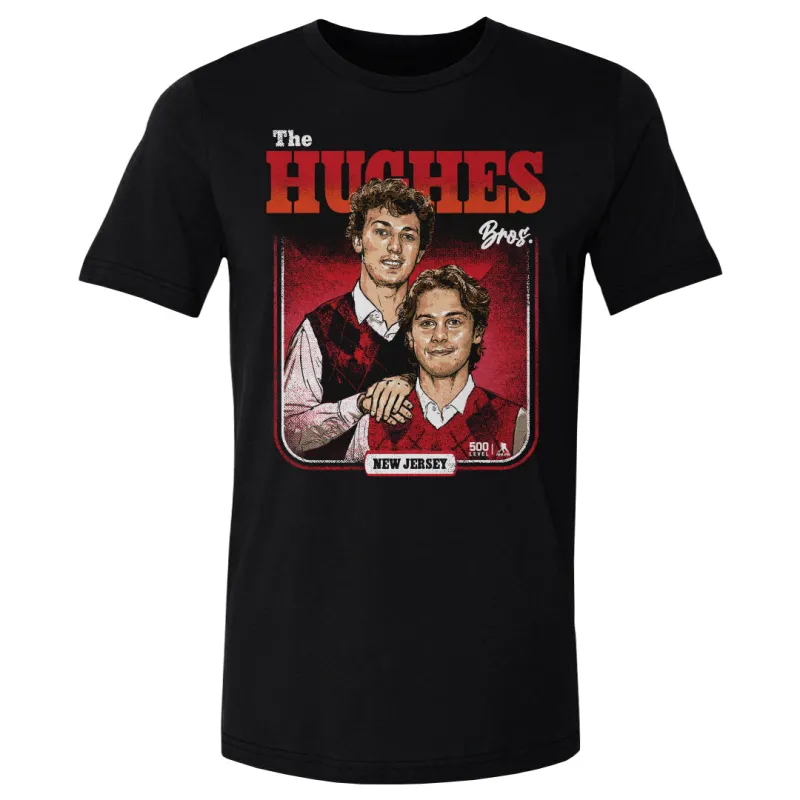 Luke Hughes & Jack Hughes New Jersey Step Brothers WHT sold by 500 Level