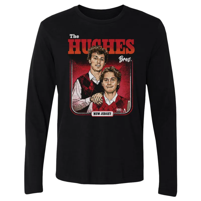 Luke Hughes & Jack Hughes New Jersey Step Brothers WHT sold by 500 Level