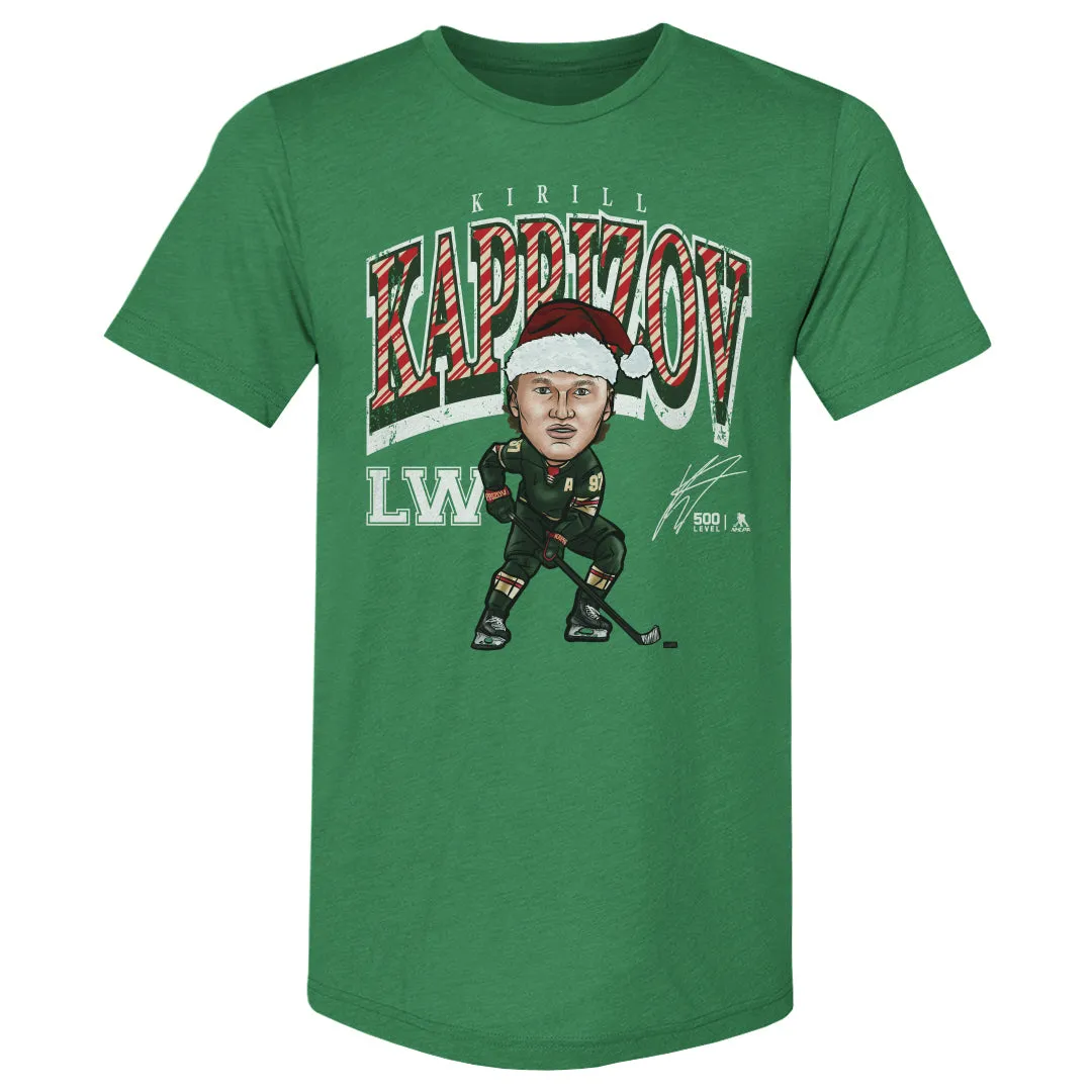 Kirill Kaprizov Minnesota Cartoon Santa Hat WHT sold by 500 Level product image thumbnail 2