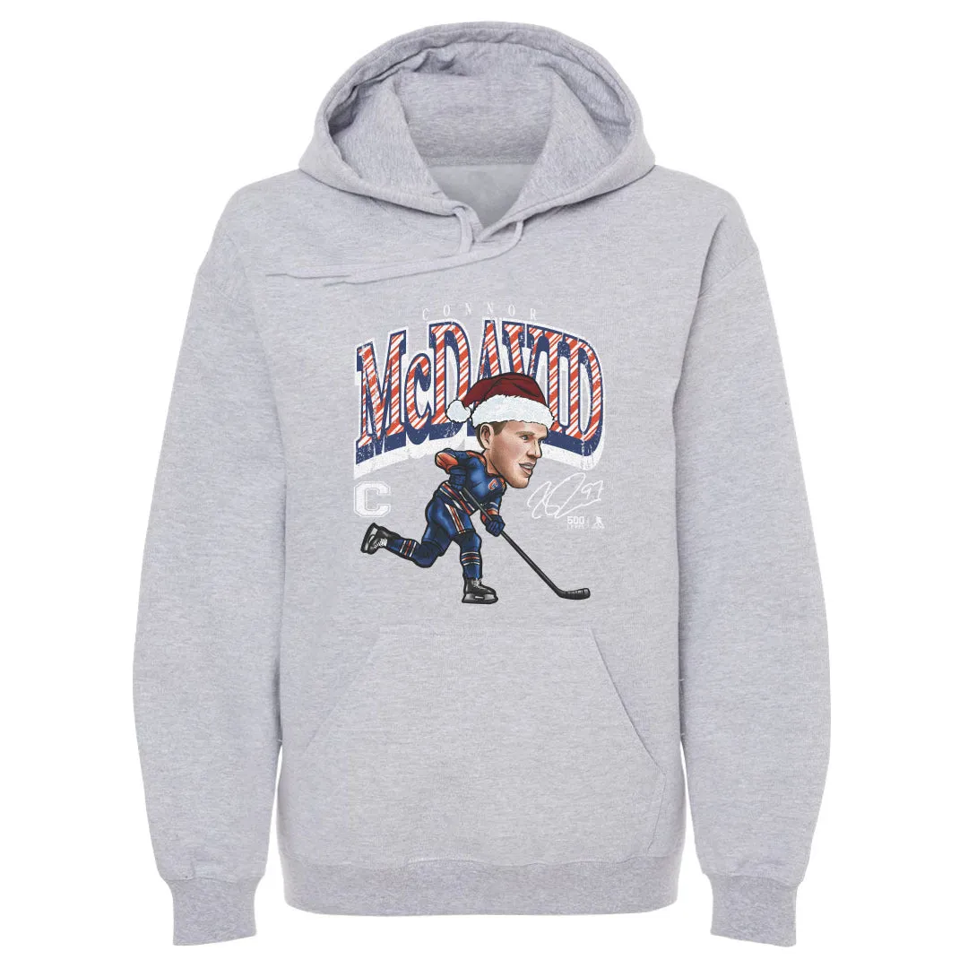 Connor McDavid Edmonton Cartoon Santa Hat WHT sold by 500 Level