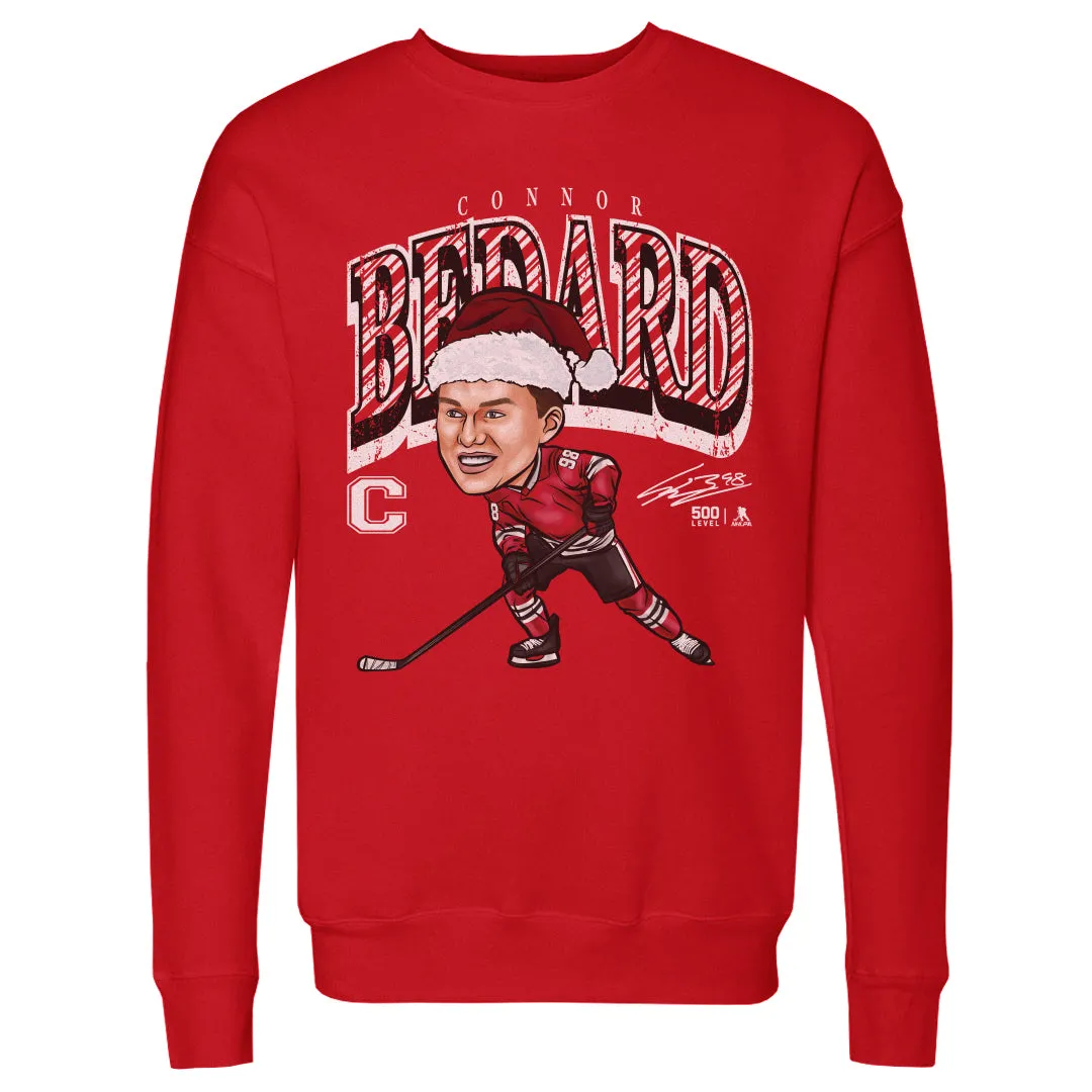 Connor Bedard Chicago Cartoon Santa Hat WHT sold by 500 Level