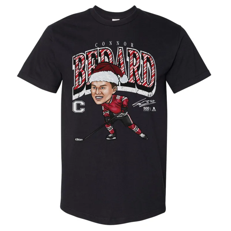 Connor Bedard Chicago Cartoon Santa Hat WHT sold by 500 Level
