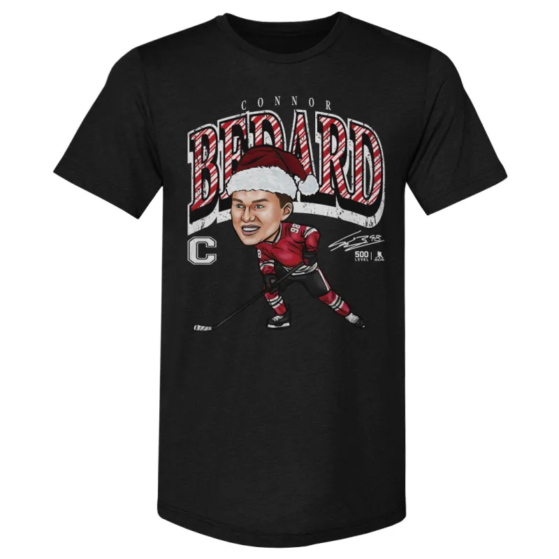 Connor Bedard Chicago Cartoon Santa Hat WHT sold by 500 Level