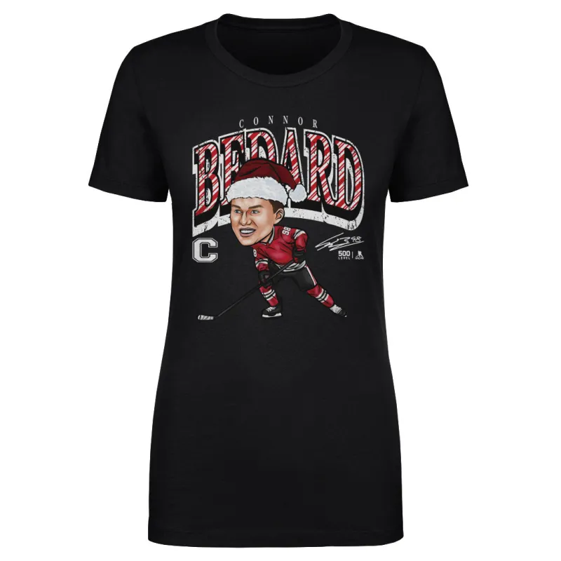 Connor Bedard Chicago Cartoon Santa Hat WHT sold by 500 Level