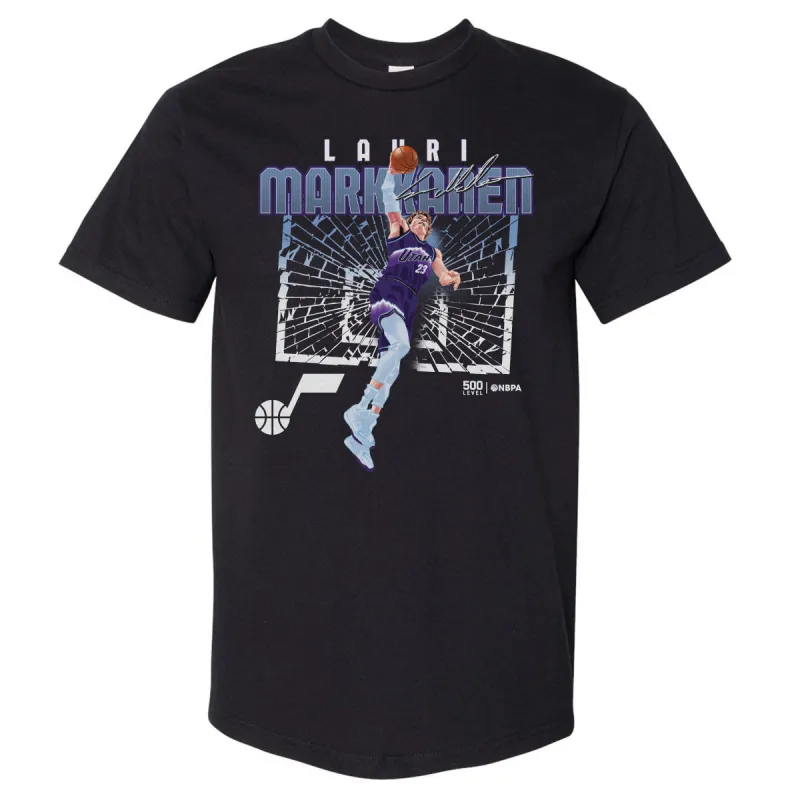 Lauri Markkanen Utah Jazz Shattered WHT sold by 500 Level