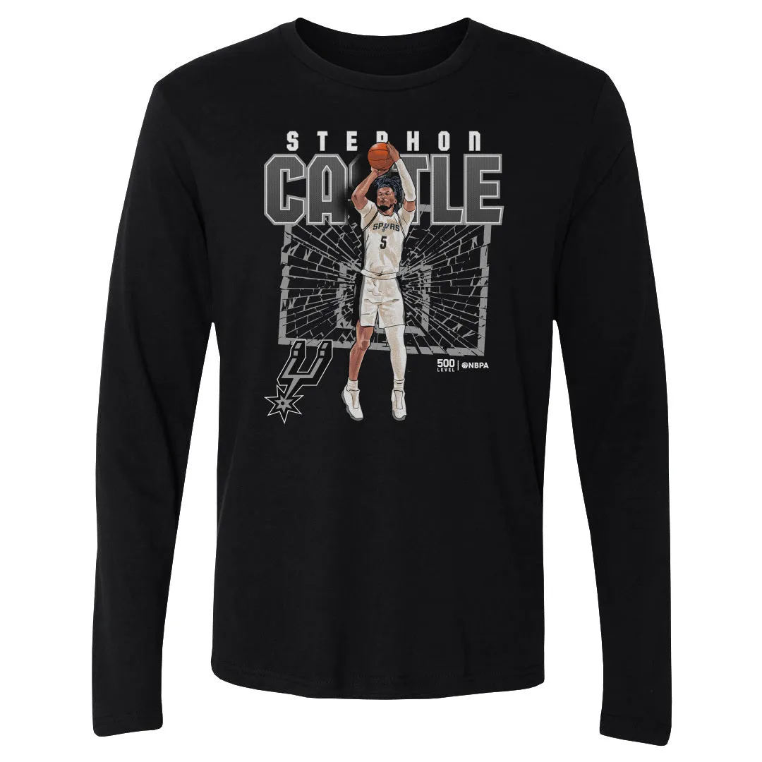 Stephon Castle San Antonio Spurs Shattered WHT sold by 500 Level