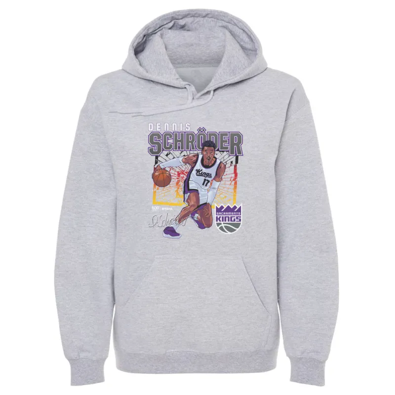 Dennis Schroder Sacramento Kings Shattered Flag WHT sold by 500 Level