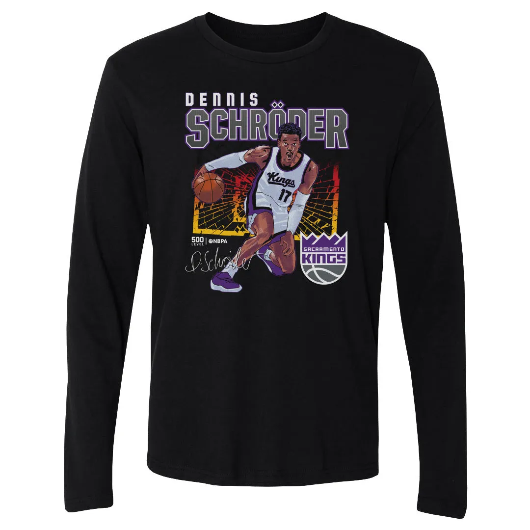 Dennis Schroder Sacramento Kings Shattered Flag WHT sold by 500 Level