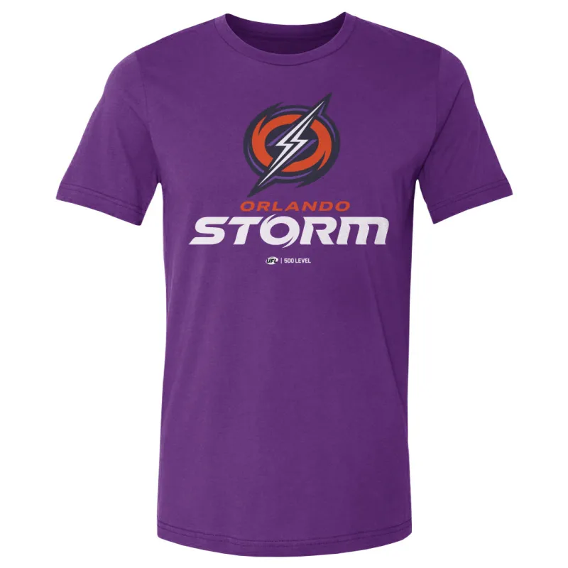 Orlando Storm Primary Logo WHT sold by 500 Level