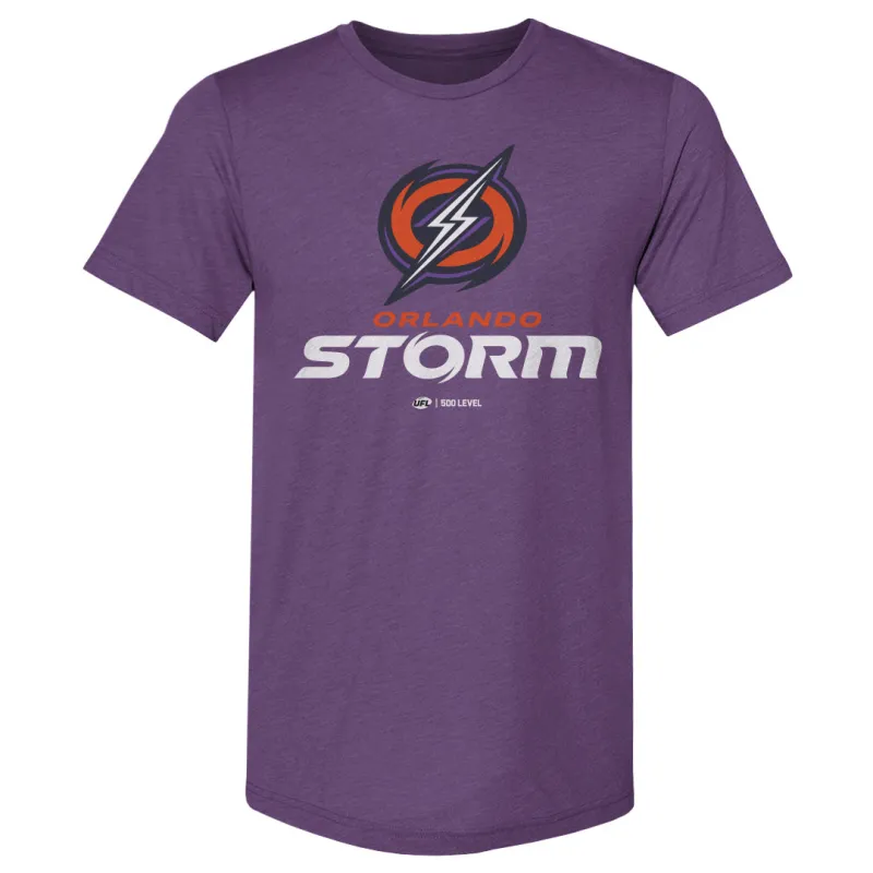 Orlando Storm Primary Logo WHT sold by 500 Level