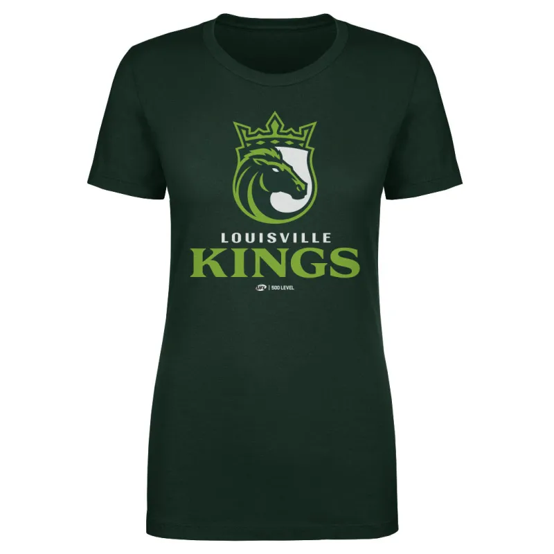 Louisville Kings Primary Logo WHT made by 500 Level