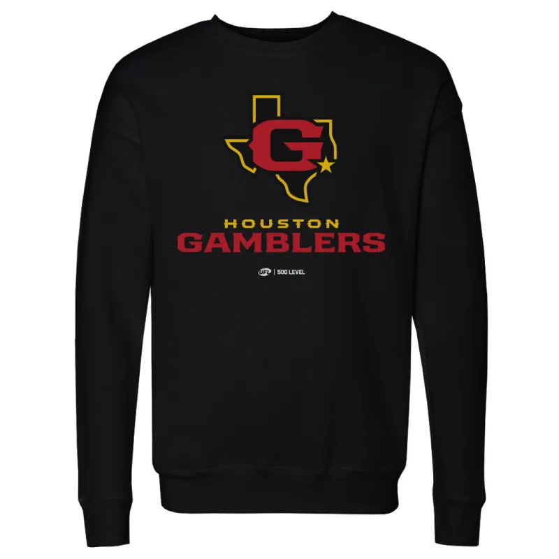 Houston Gamblers Primary Logo WHT sold by 500 Level