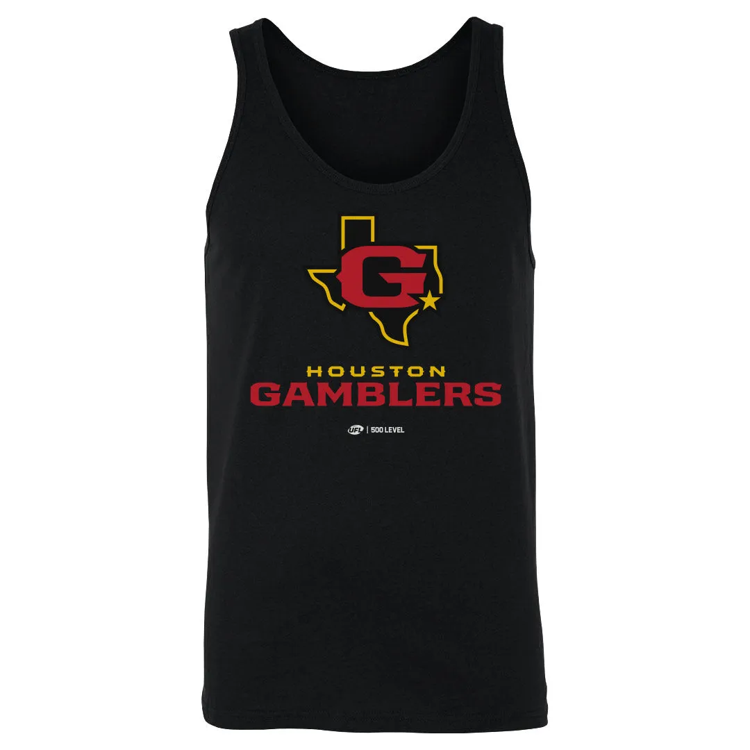Houston Gamblers Primary Logo WHT sold by 500 Level