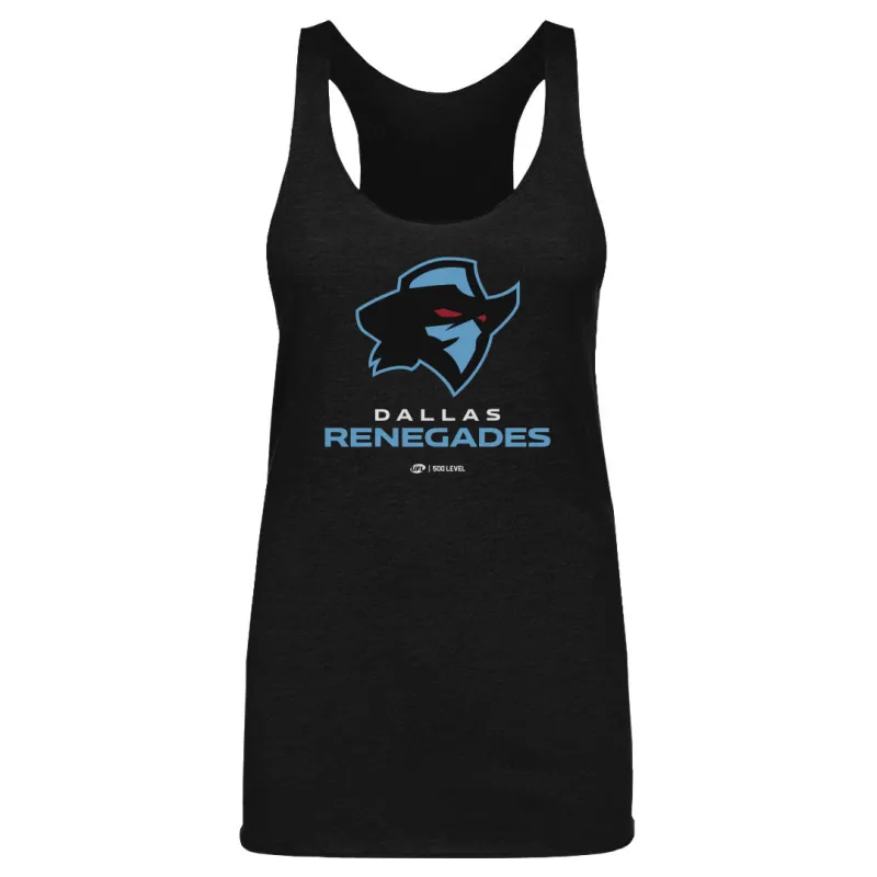 Dallas Renegades Primary Logo WHT sold by 500 Level