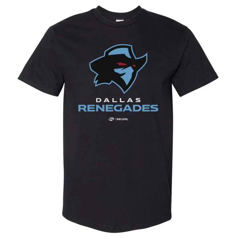 Dallas Renegades Primary Logo WHT sold by 500 Level