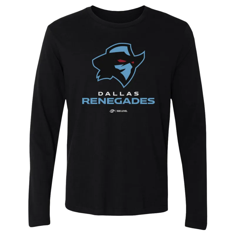 Dallas Renegades Primary Logo WHT sold by 500 Level