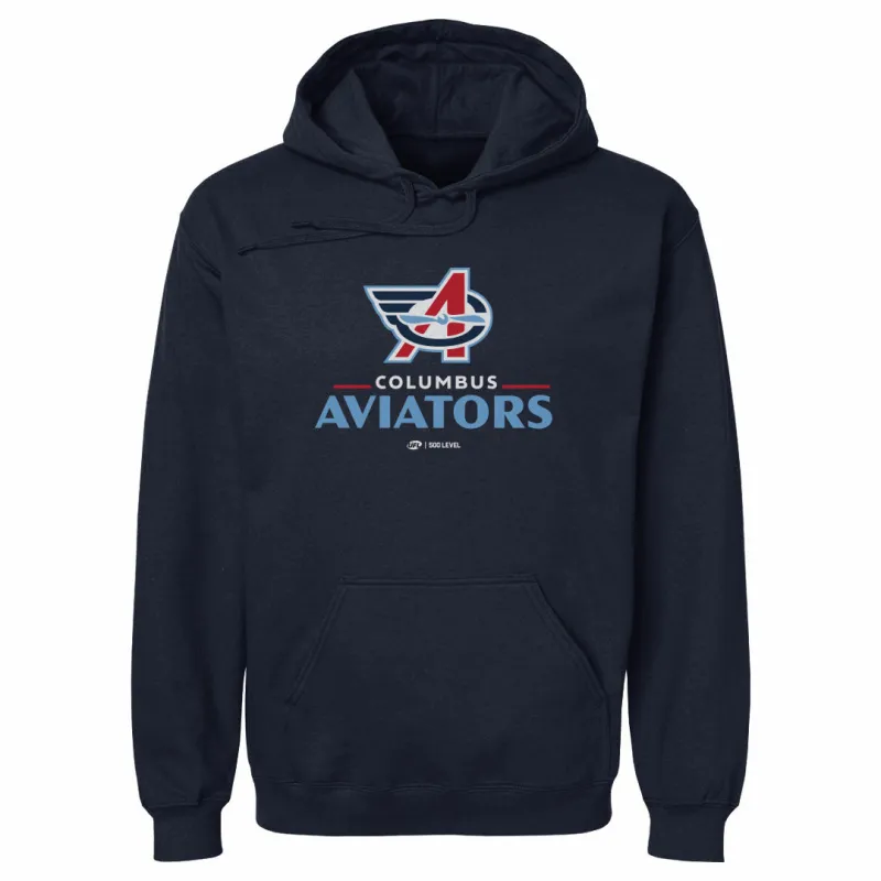 Columbus Aviators Primary Logo WHT sold by 500 Level