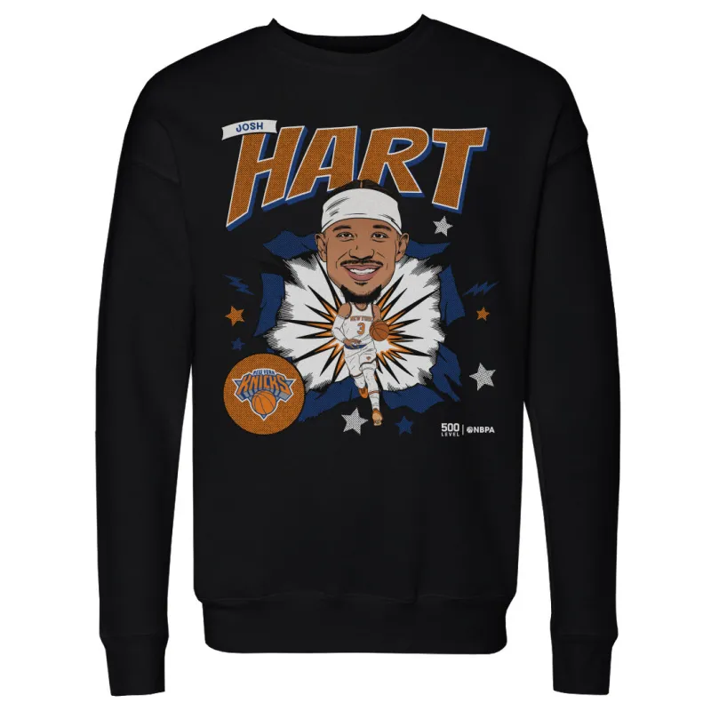 Josh Hart New York Knicks Caricature WHT made by 500 Level