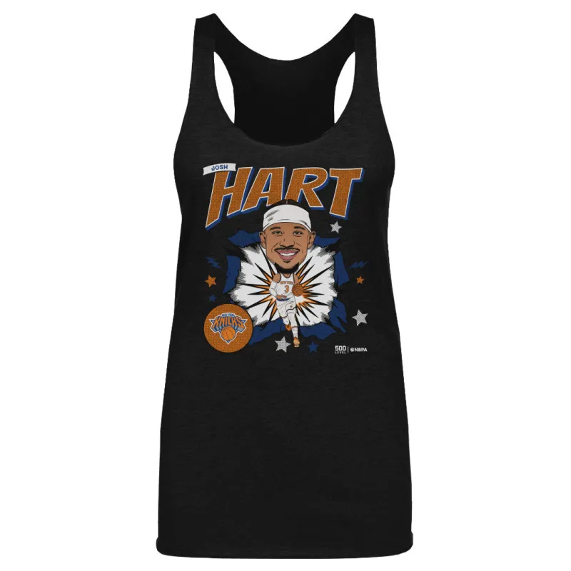 Josh Hart New York Knicks Caricature WHT sold by 500 Level
