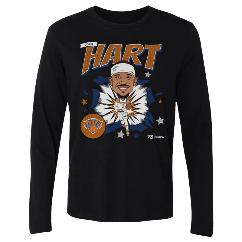 Josh Hart New York Knicks Caricature WHT sold by 500 Level