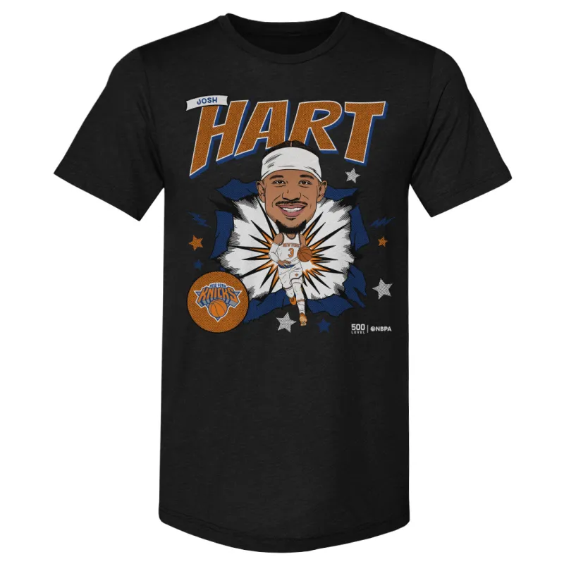 Josh Hart New York Knicks Caricature WHT sold by 500 Level
