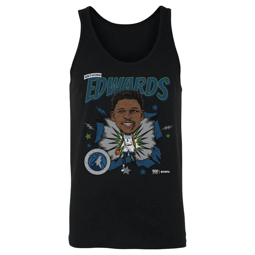 Anthony Edwards Minnesota Timberwolves Caricature Retro WHT sold by 500 Level