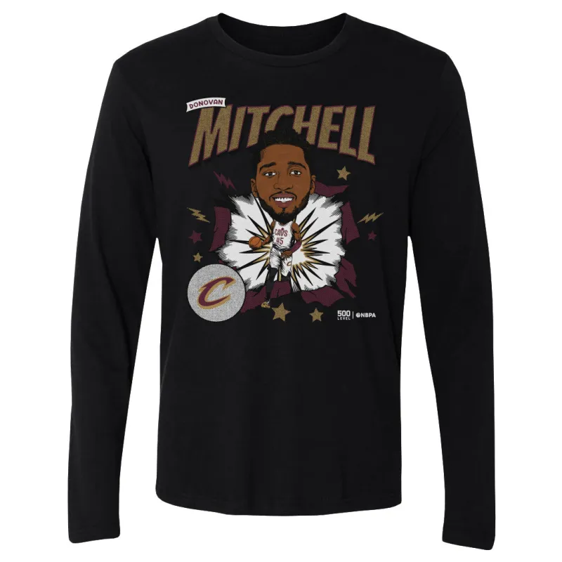 Donovan Mitchell Cleveland Cavaliers Caricature WHT sold by 500 Level