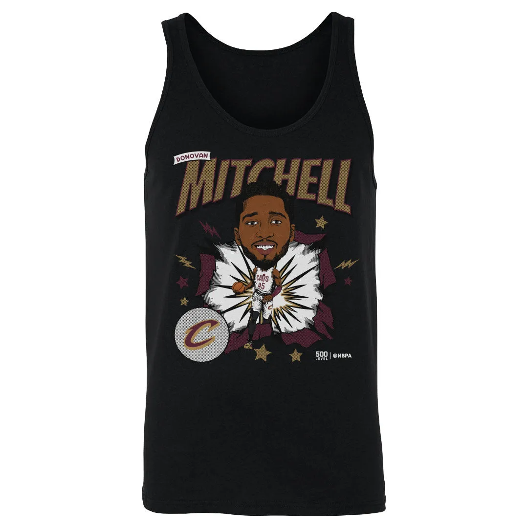 Donovan Mitchell Cleveland Cavaliers Caricature WHT sold by 500 Level