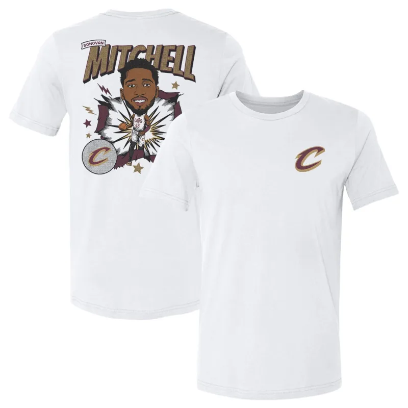 Donovan Mitchell Cleveland Cavaliers Caricature F&B sold by 500 Level