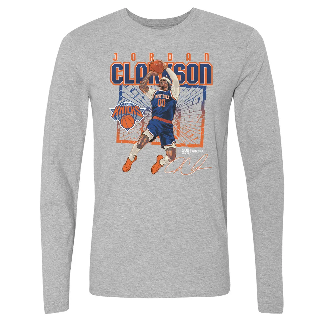 Jordan Clarkson New York Knicks Shattered WHT sold by 500 Level