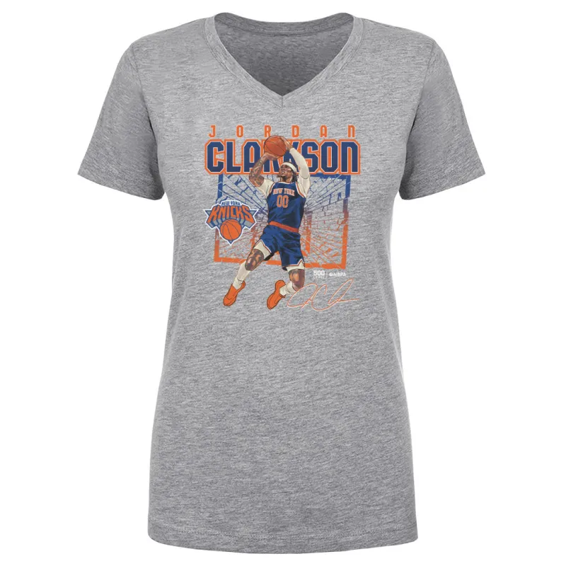 Jordan Clarkson New York Knicks Shattered WHT sold by 500 Level