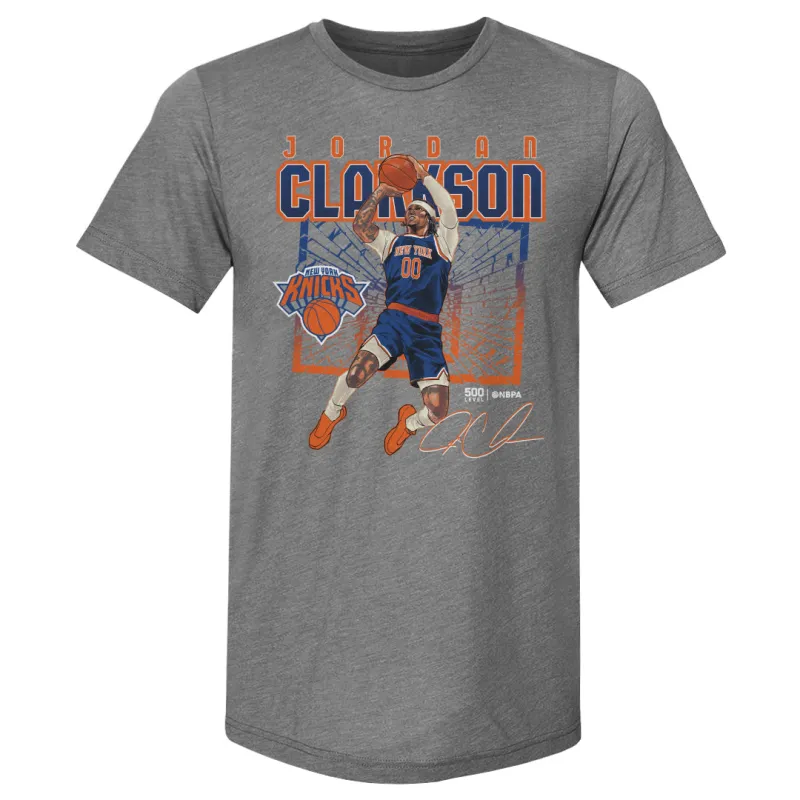 Jordan Clarkson New York Knicks Shattered WHT sold by 500 Level