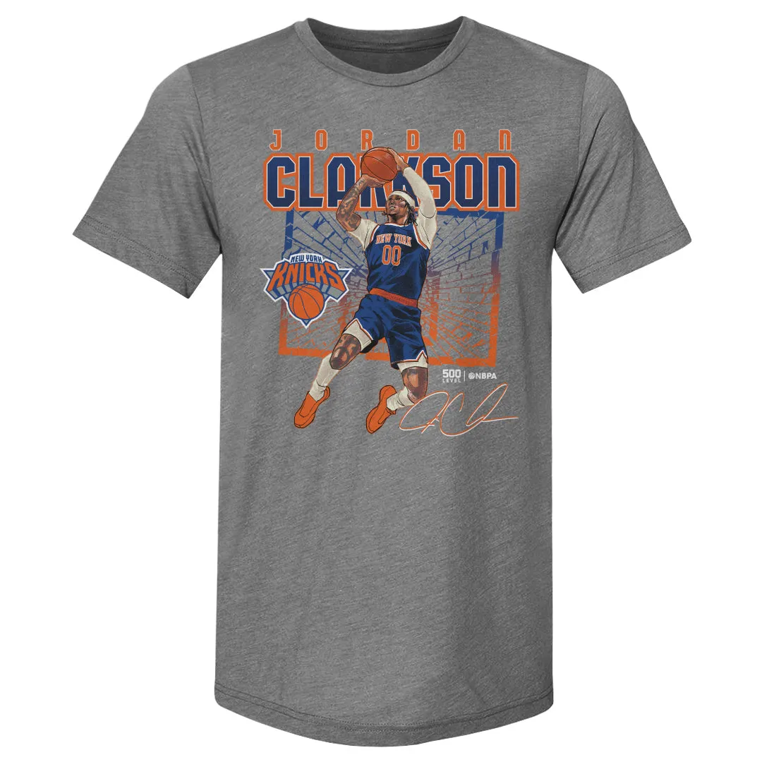 Jordan Clarkson New York Knicks Shattered WHT sold by 500 Level
