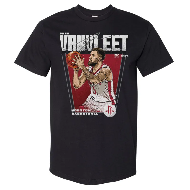 Fred Vanvleet Houston Rockets Premiere WHT sold by 500 Level