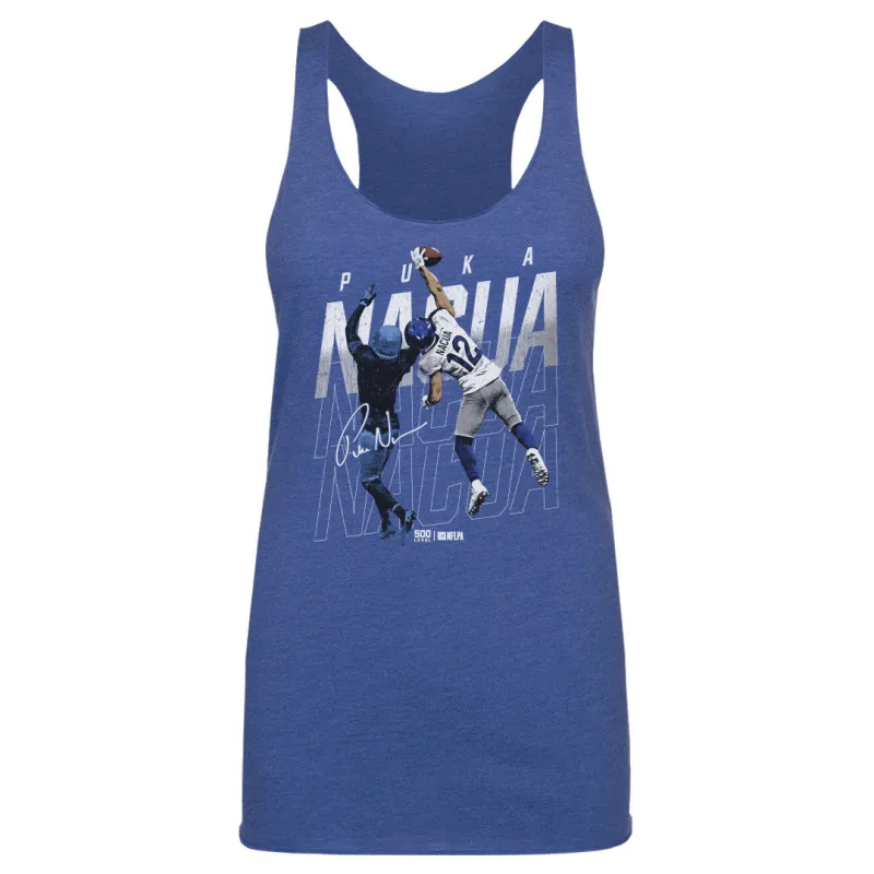 Puka Nacua Los Angeles R One-Handed Catch WHT sold by 500 Level