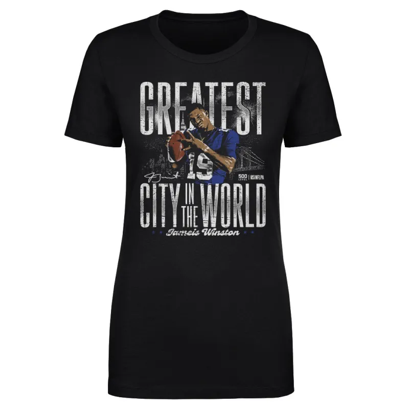 Jameis Winston New York G Greatest City In The World WHT sold by 500 Level