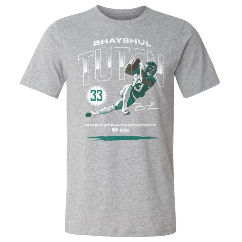 Bhayshul Tuten Jacksonville Dive Catch Touchdown WHT sold by 500 Level