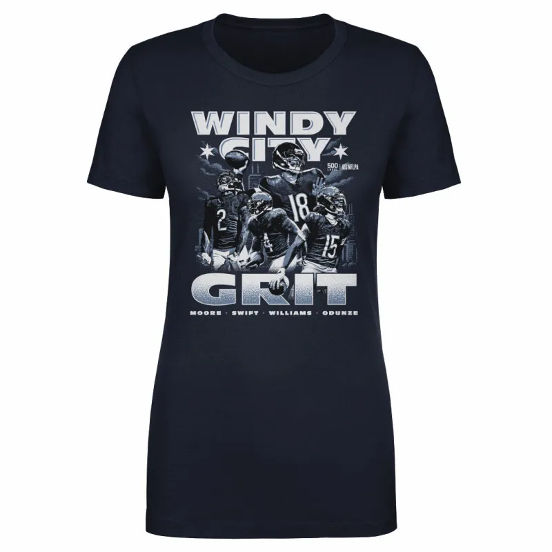 Caleb Williams Chicago Windy City Grit WHT sold by 500 Level