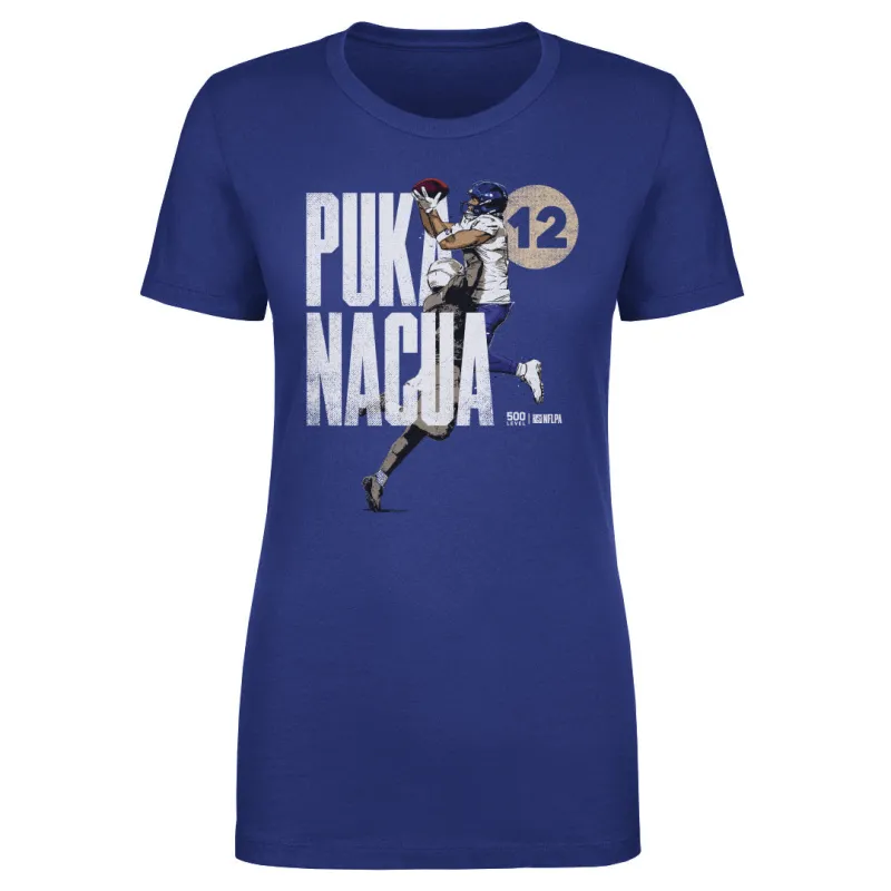 Puka Nacua Los Angeles R Player Name WHT made by 500 Level