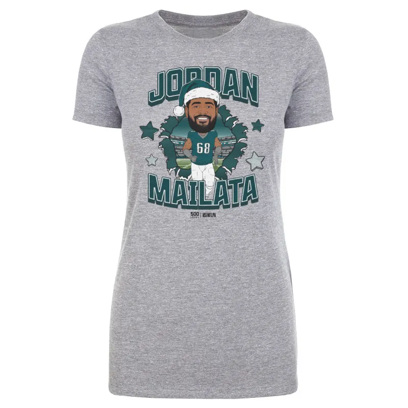 Jordan Mailata Philadelphia Santa Hat WHT sold by 500 Level