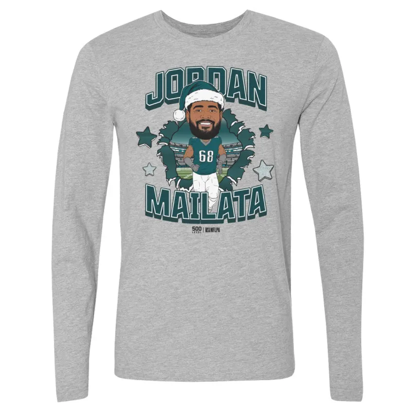Jordan Mailata Philadelphia Santa Hat WHT sold by 500 Level
