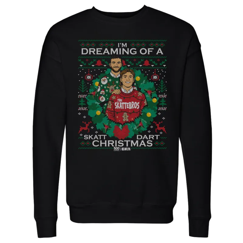 Jaxson Dart & Cam Skattebo New York G Ugly Sweater WHT made by 500 Level