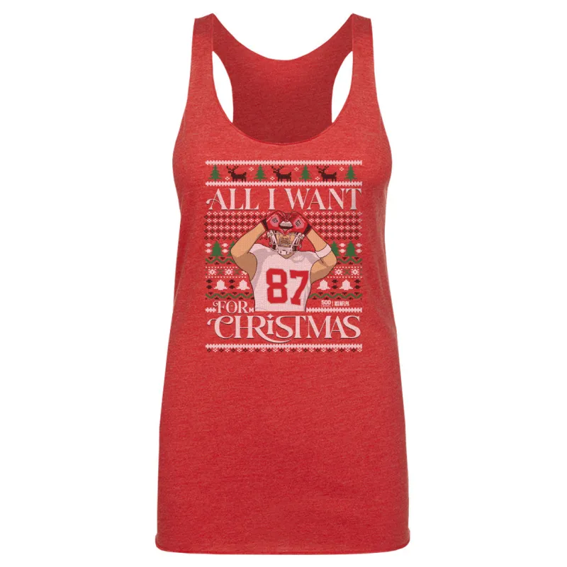 Travis Kelce Kansas City Ugly Sweater WHT made by 500 Level