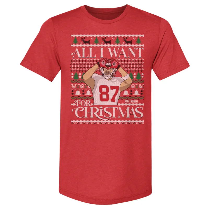 Travis Kelce Kansas City Ugly Sweater WHT sold by 500 Level